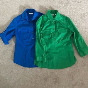 Two button up losses